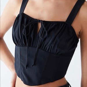 Kendall and Kylie Tie Front Bustier